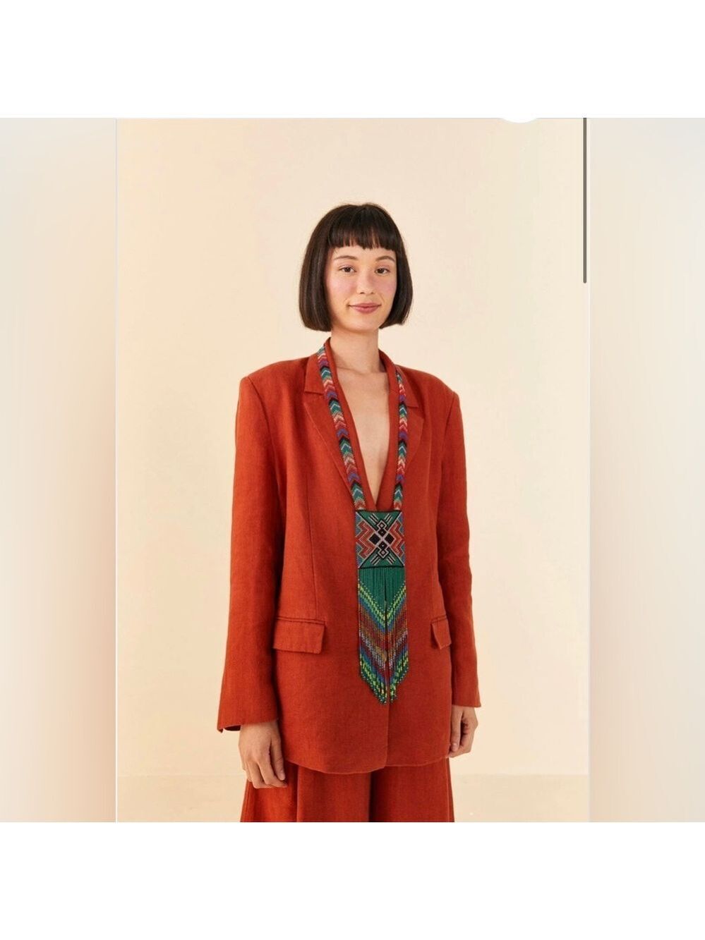 NWT FARM Rio Brown Blazer